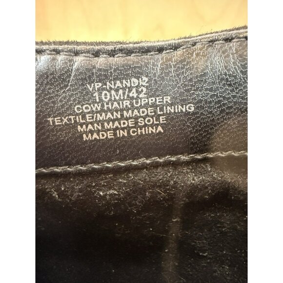 Vince Camuto Nandi 2 Calf Hair Leopard Zip Pointed Fur Bootie Size 10 - Picture 12 of 12